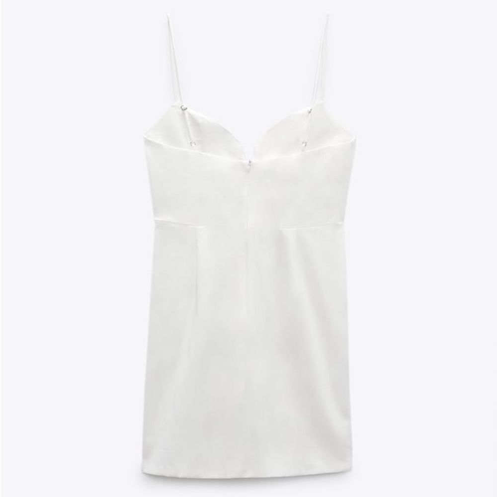 Zara Linen Blend Dress New - Picture 3 of 9
